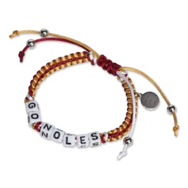 Jardine Go Noles Braided Bracelet