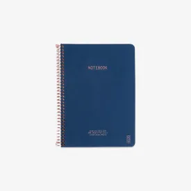 KOZO SPIRAL-BOUND NOTEBOOK A5 // NAVY