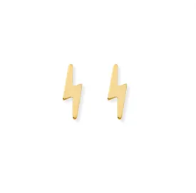 Lightning Bolt Stud Earrings