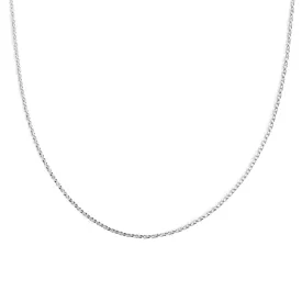 Loop Chain Silver Necklace