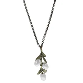 Michael Michaud Boxwood Flower Necklace