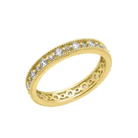 Milgrain Alternative Eternity Ring