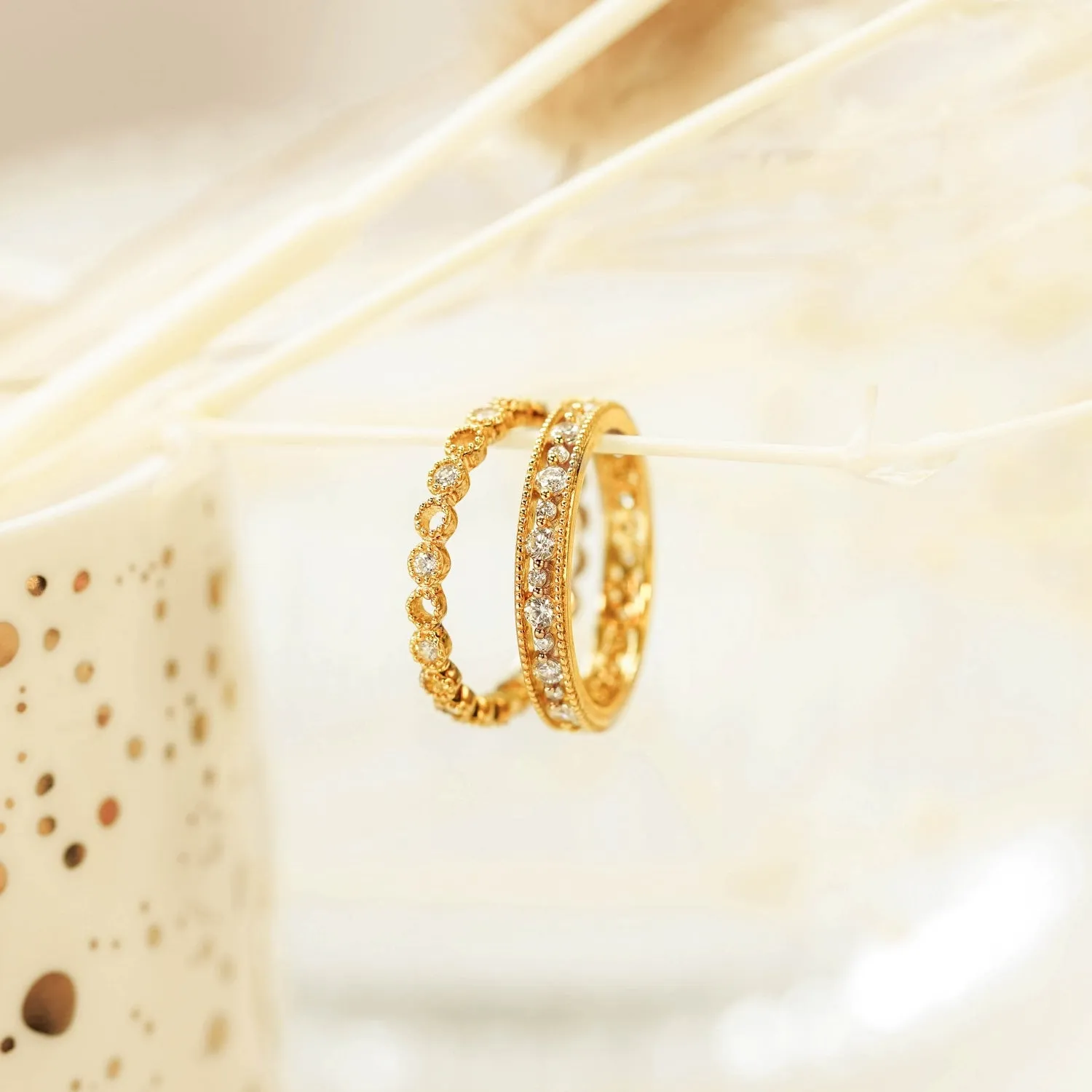 Milgrain Alternative Eternity Ring