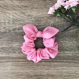 MINI Bow Scrunchie - Rose