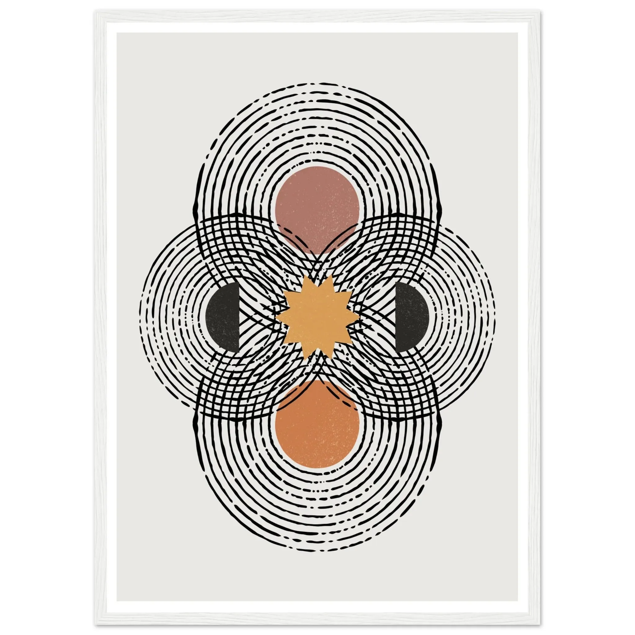 Minimalist Circles Wall Art