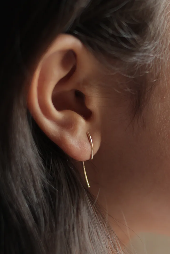 Minimalist Hook Earrings