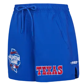 MLB ALL STAR 2024 WOMEN'S WOVEN SHORT (ROYAL BLUE)