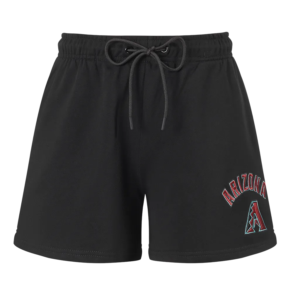 MLB ARIZONA DIAMONDBACKS CLASSIC WOMEN'S FLC SHORT (BLACK)