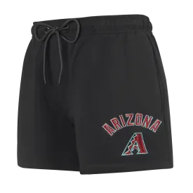 MLB ARIZONA DIAMONDBACKS CLASSIC WOMEN'S FLC SHORT (BLACK)