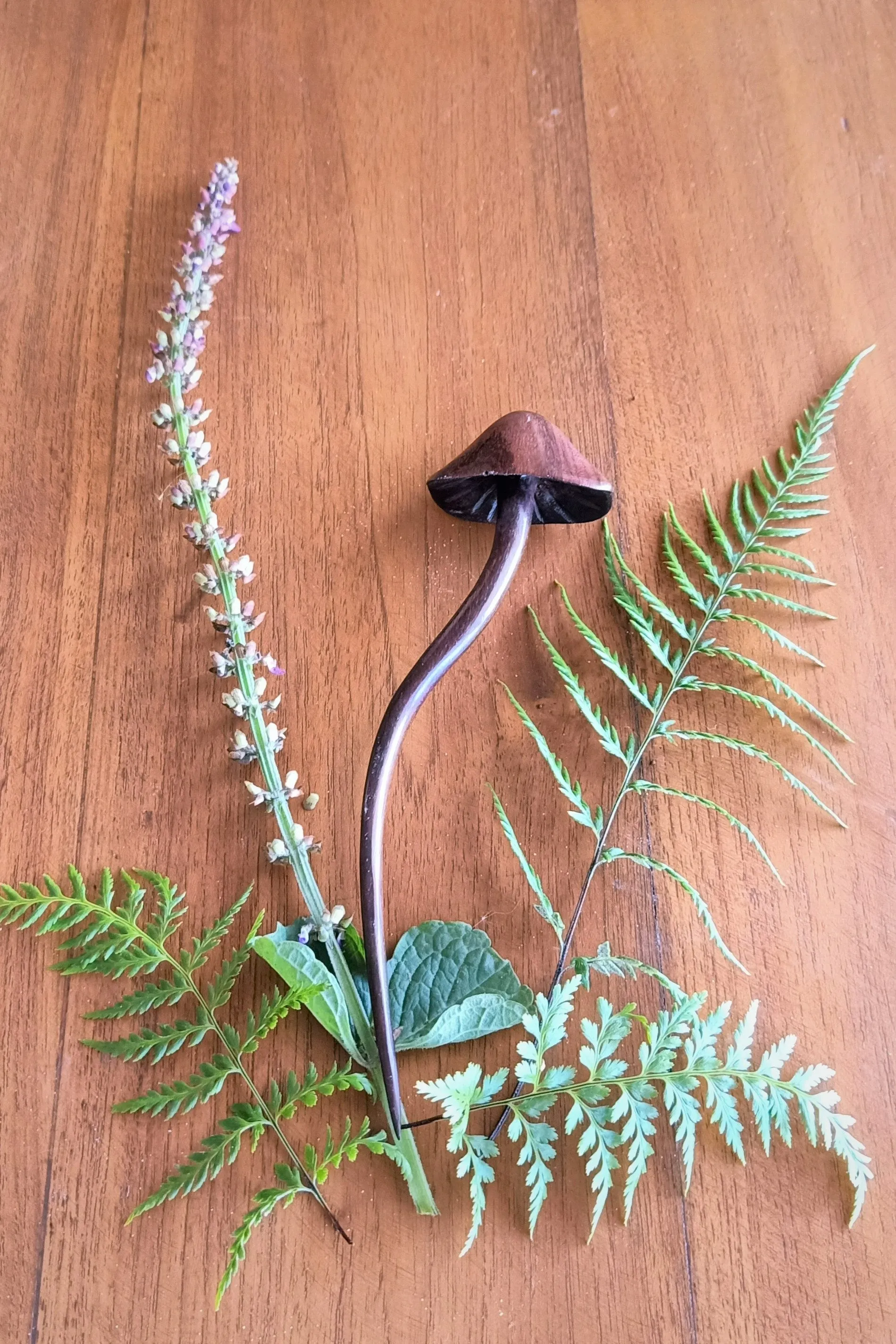 Mushroom Hair Sticks