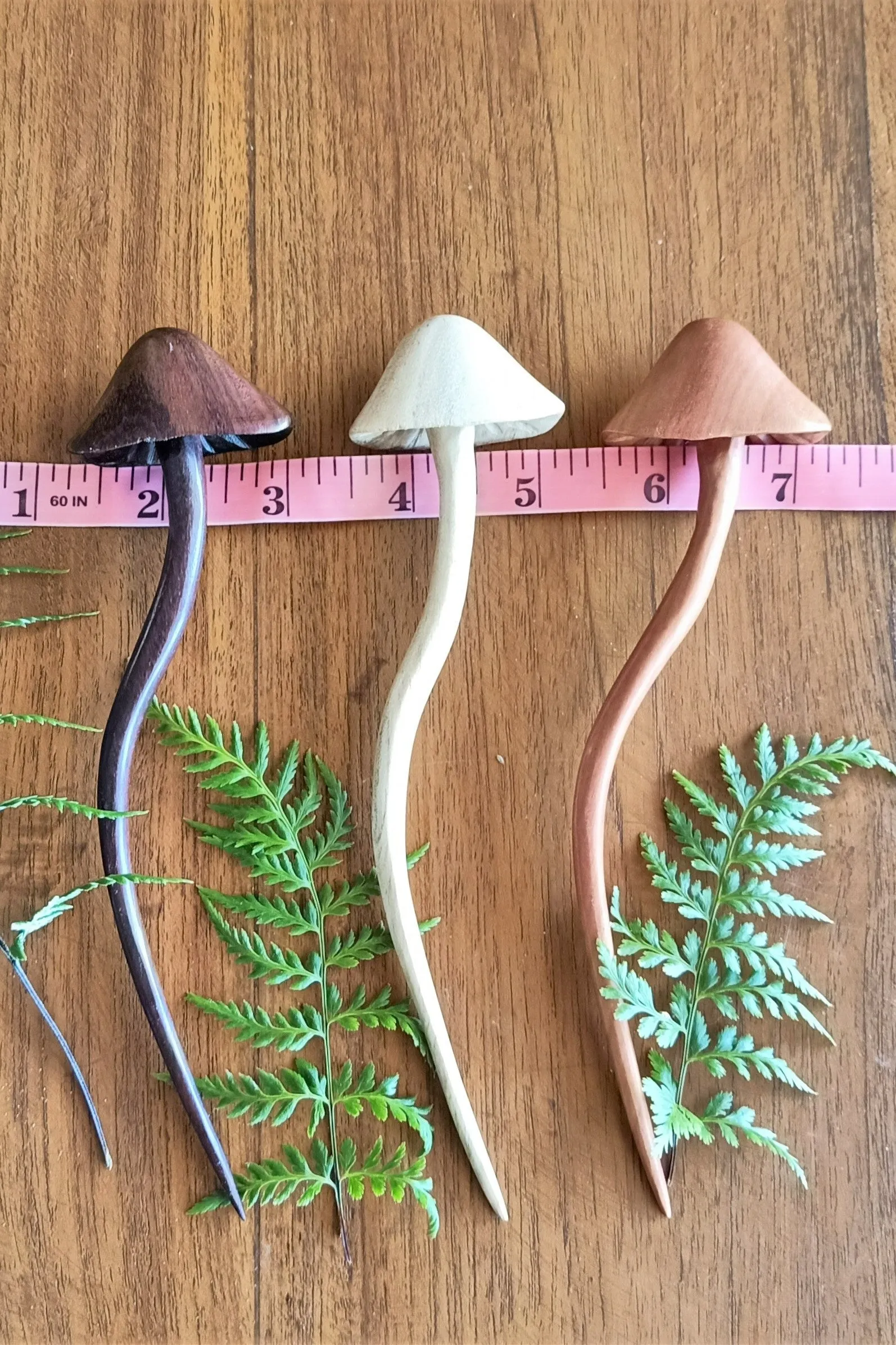 Mushroom Hair Sticks