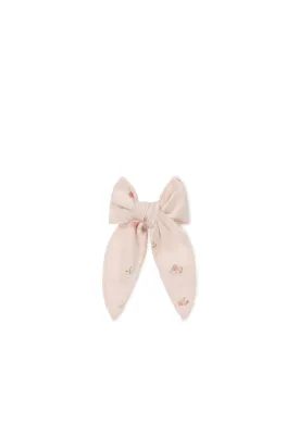 Organic Cotton Bow - Meredith Morganite