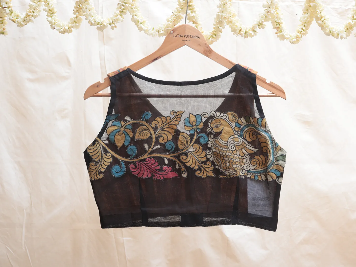 Peanut brown Hand embroidery blouse