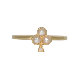 Pearl & Diamond Ring