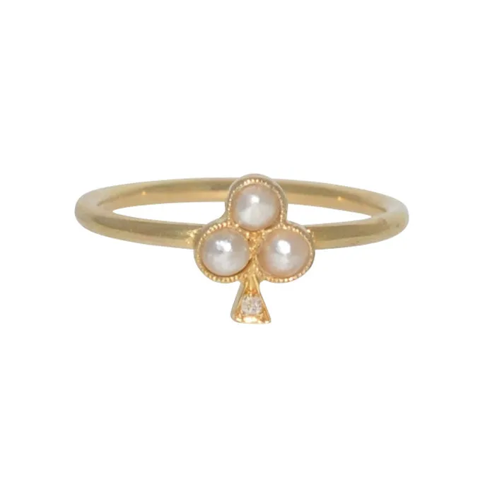 Pearl & Diamond Ring