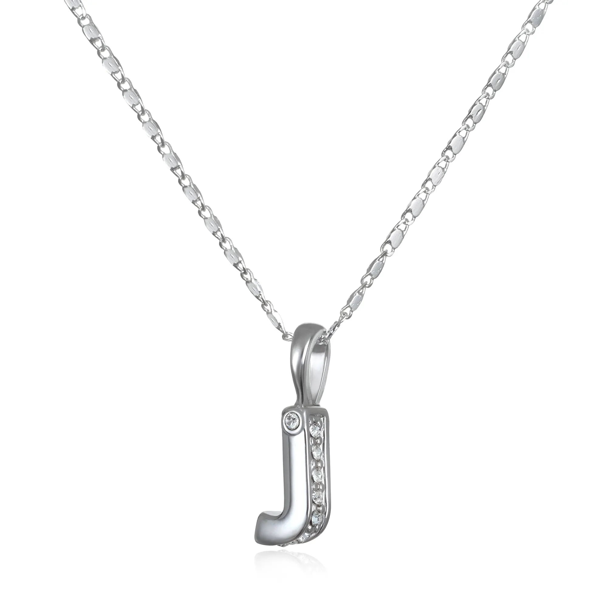 Penelope Initial Talisman Necklace- Silver