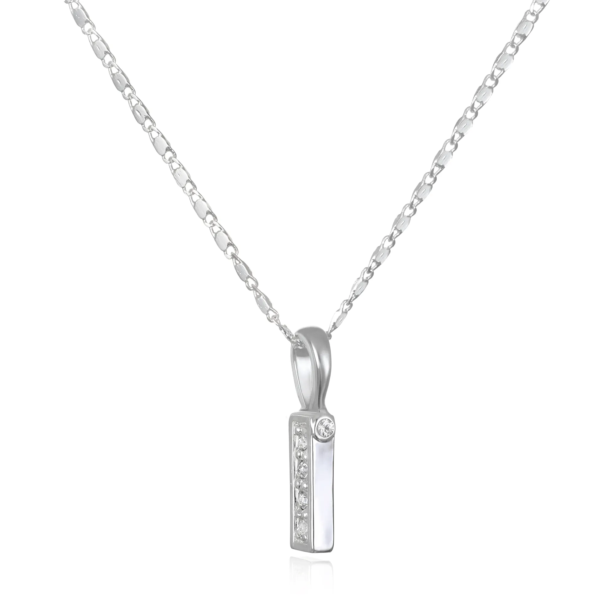 Penelope Initial Talisman Necklace- Silver