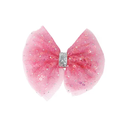 Pink Poppy Moonlight Ballet Bow Hair Clip