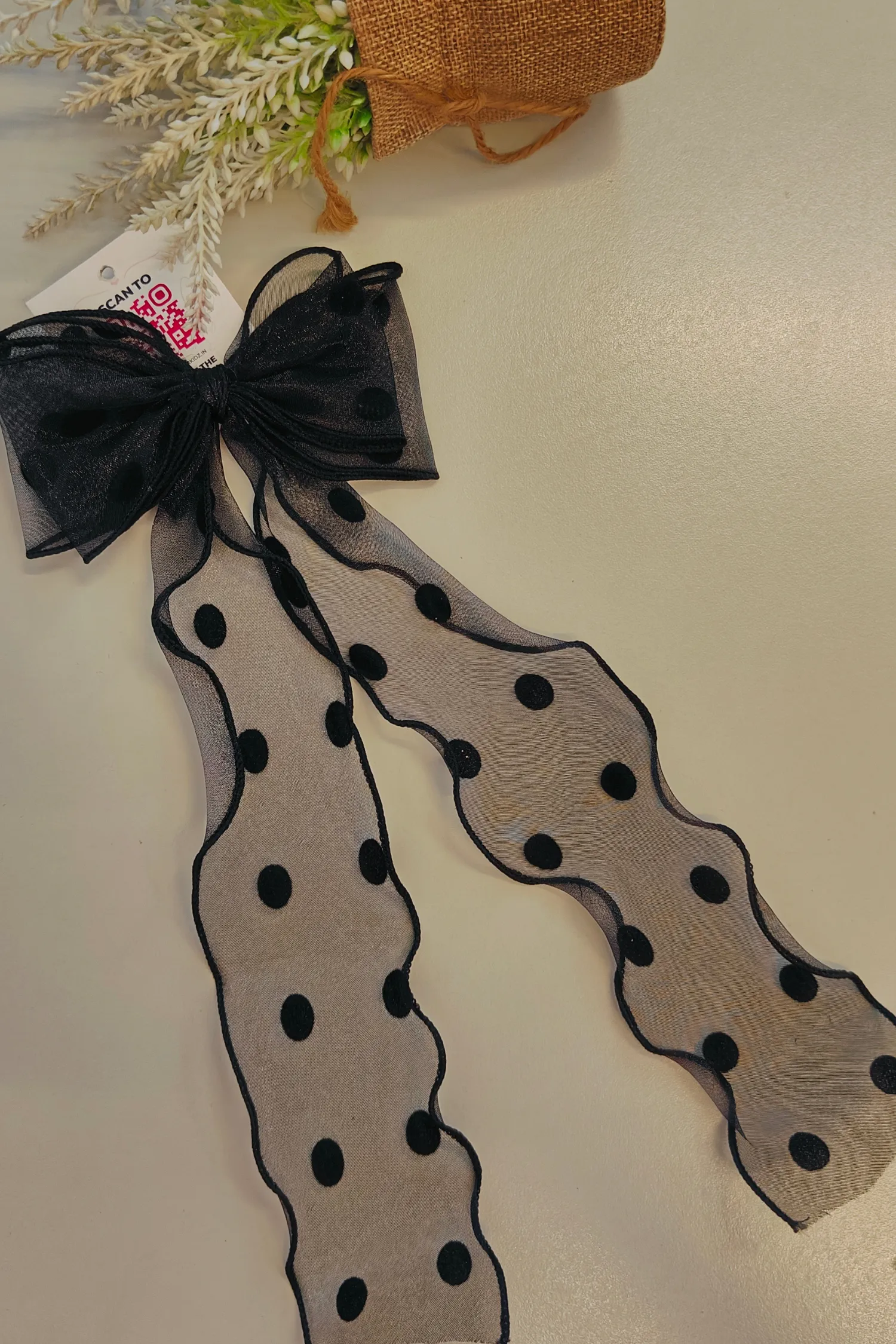 Polka Delight Bow Clip