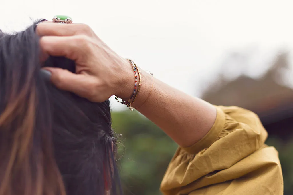 "Billie" Ocean Jasper Gemstone Minimalist Bracelet