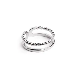 Ring Rope Silver Ring