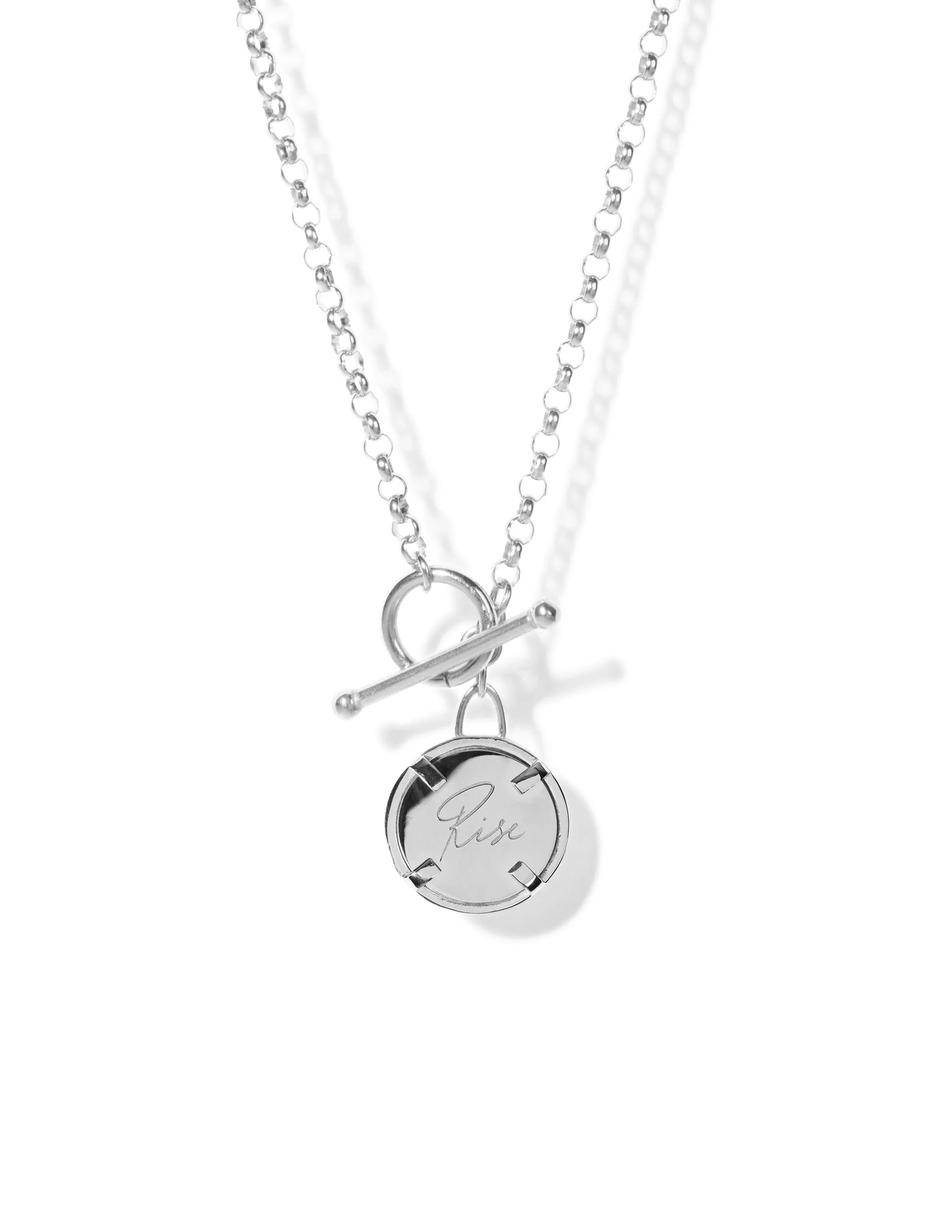 Rise Toggle Necklace <br> Silver