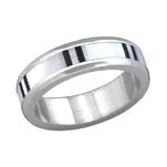 Rory Men's Ring, Stainless Steel, Sizes 6-12