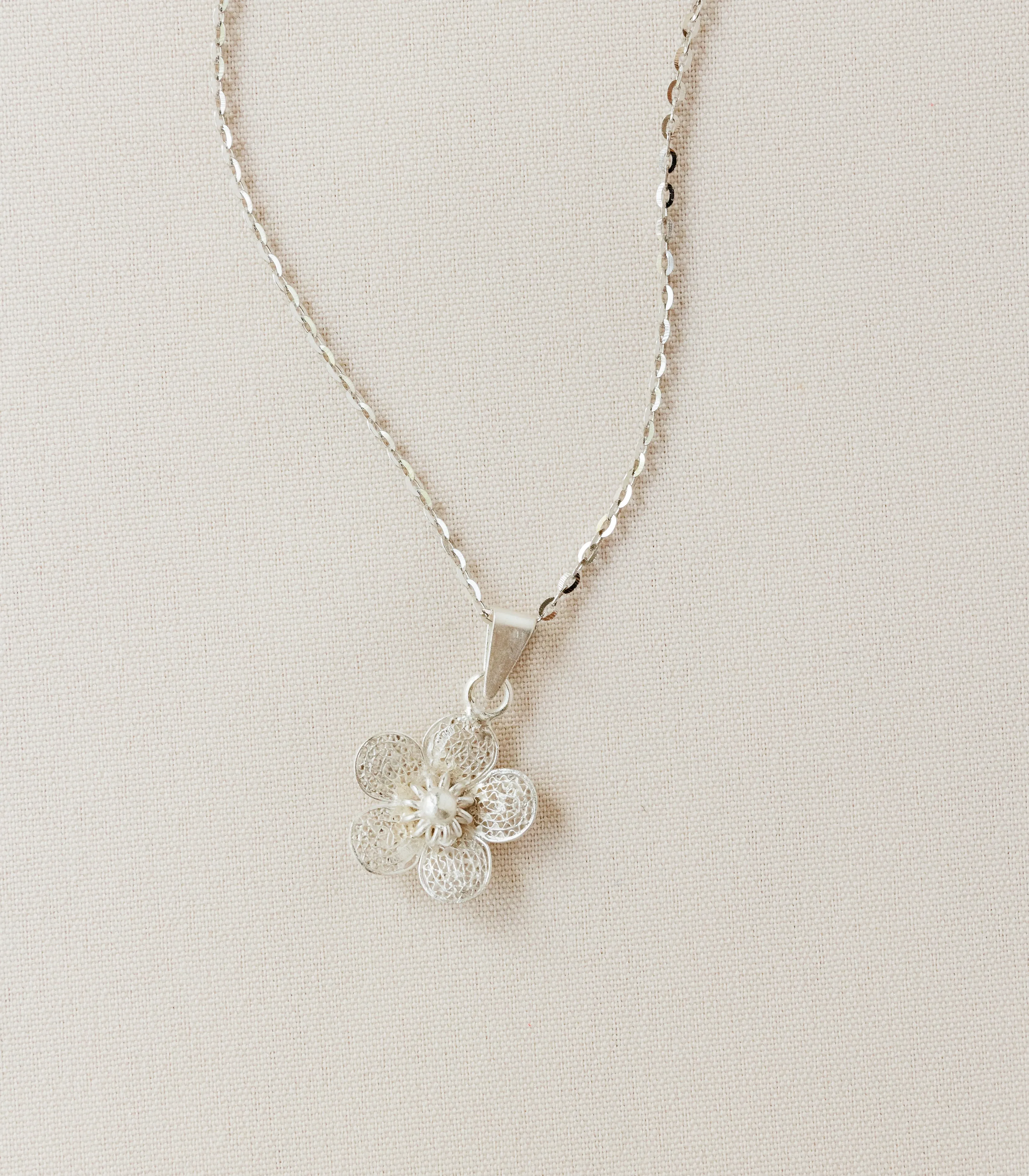 Sampaguita Minimalist Pendant Necklace