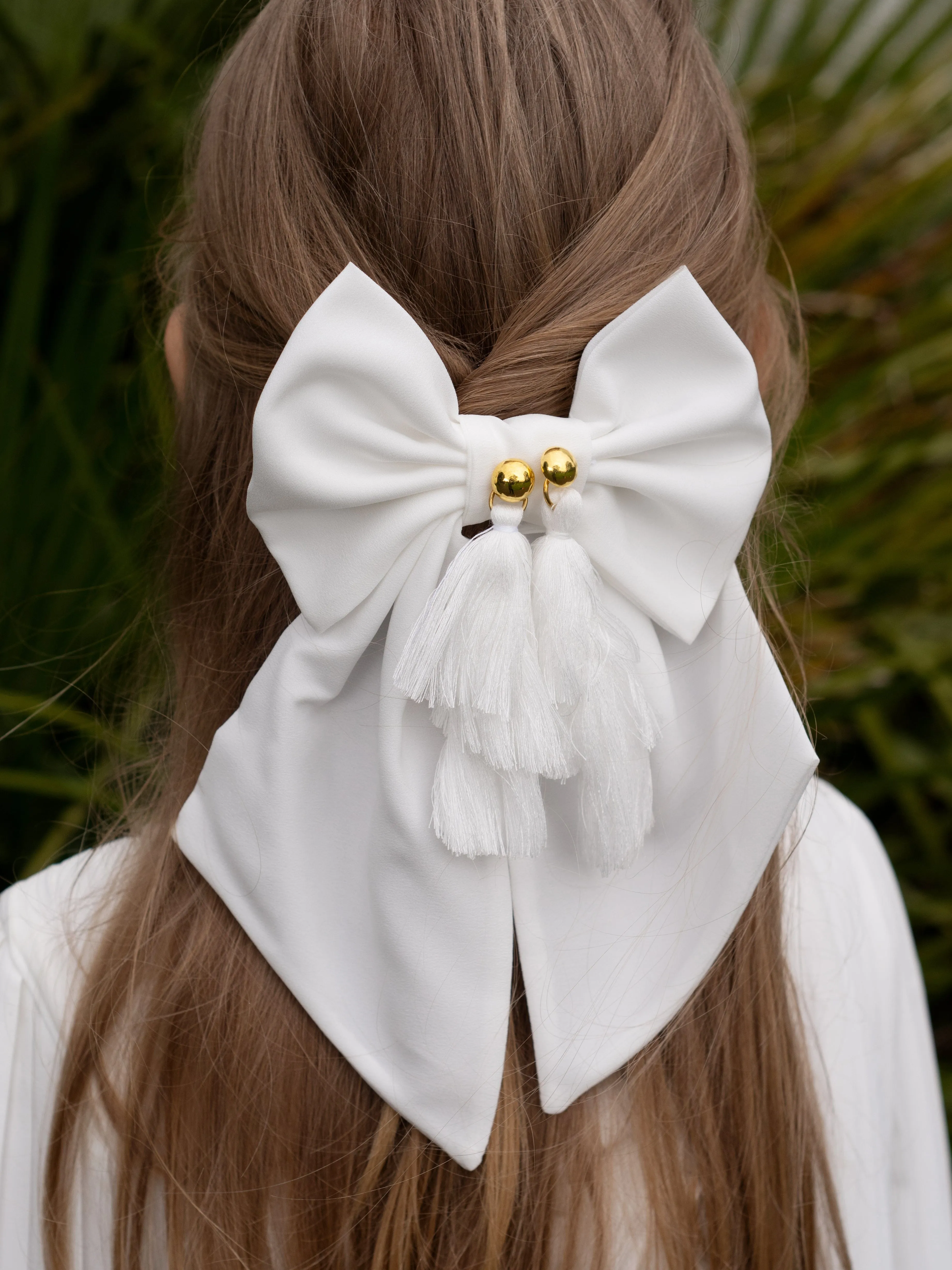 Sienna Tassels Hair Bow