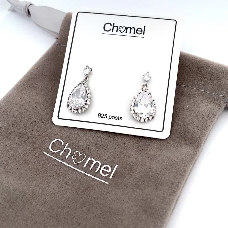 Teardrop Cubic Zirconia Earring