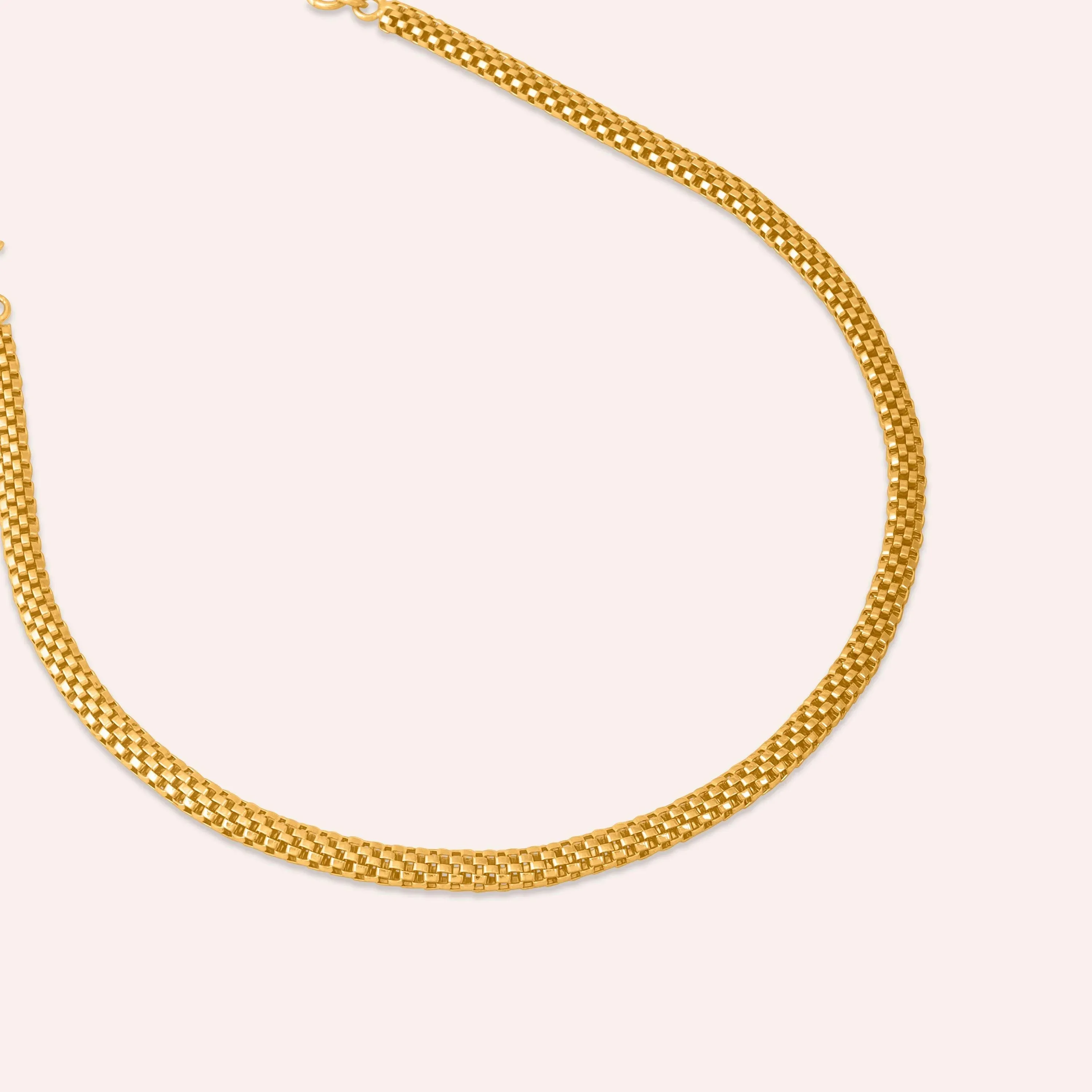 TFC Boulogne 24K Gold Plated Chain Necklace