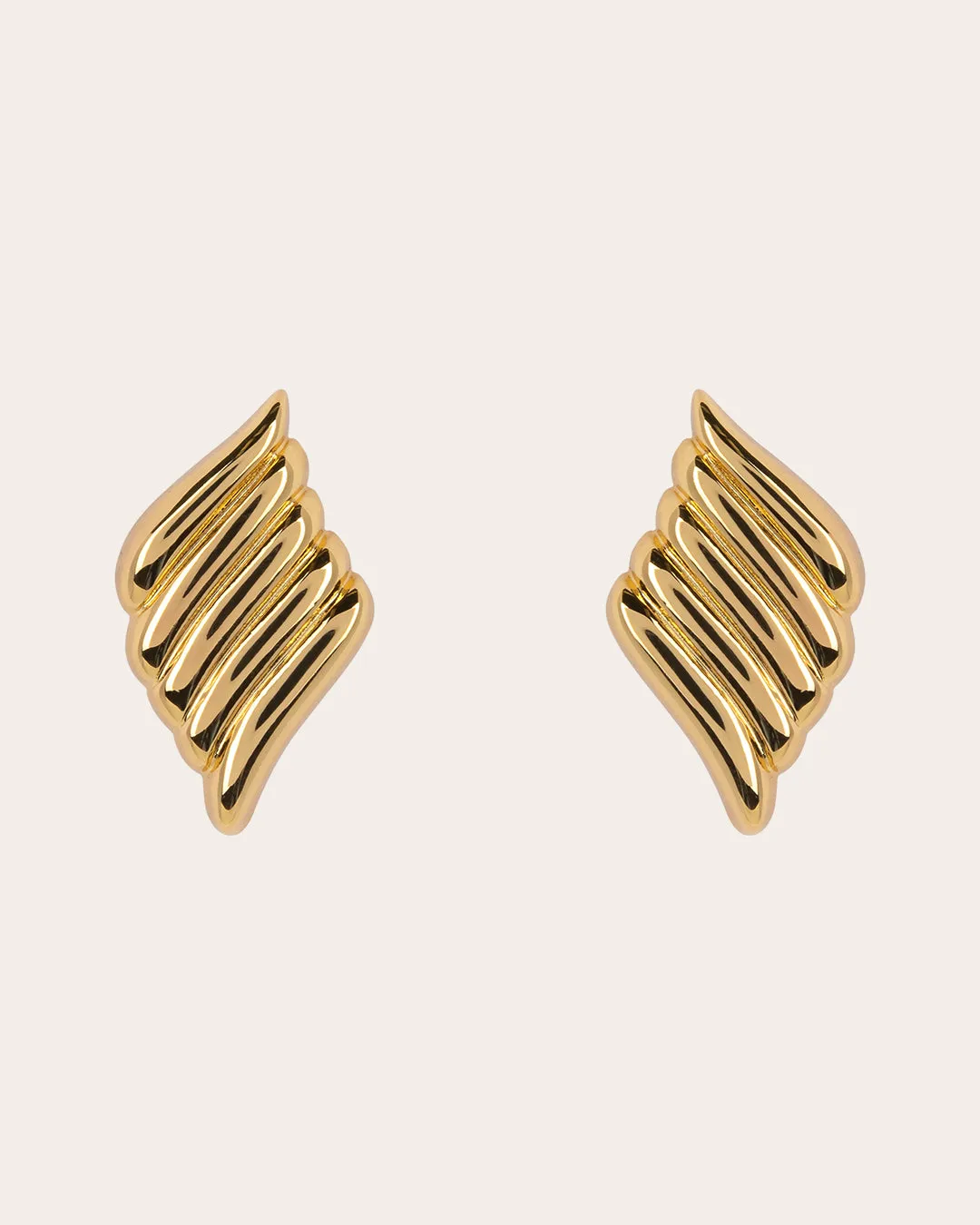 The Sofia studs - gold plated