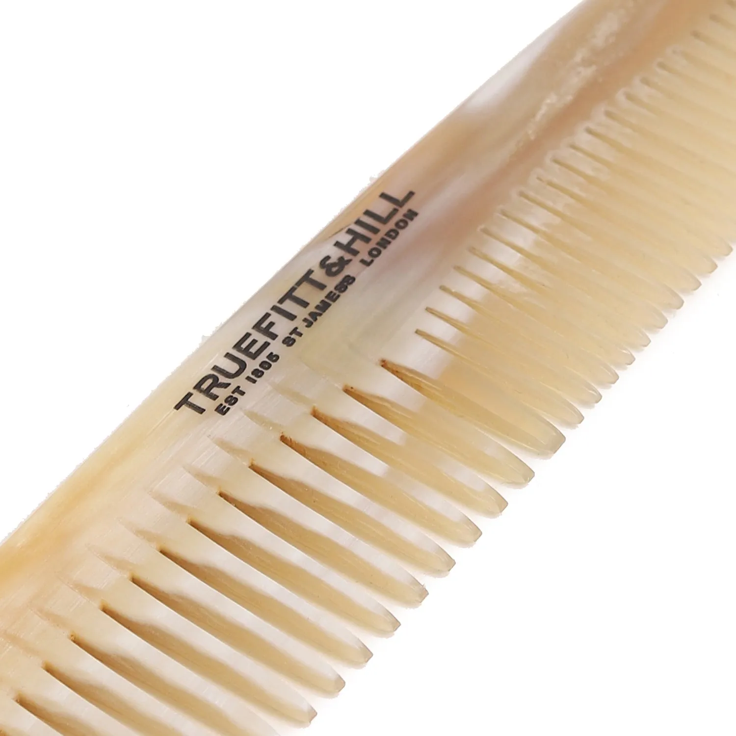 Truefitt & Hill Medium Double Tooth Horn Comb