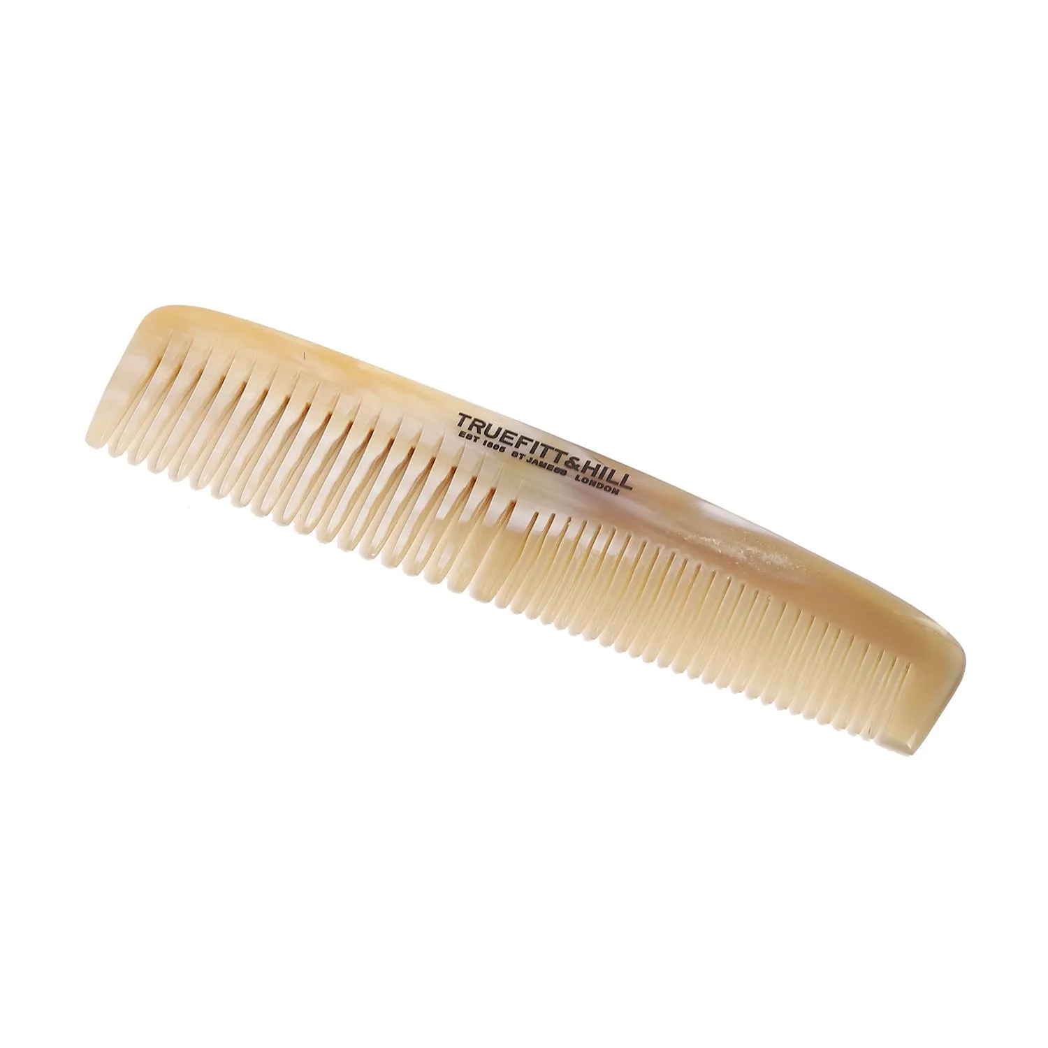 Truefitt & Hill Medium Double Tooth Horn Comb