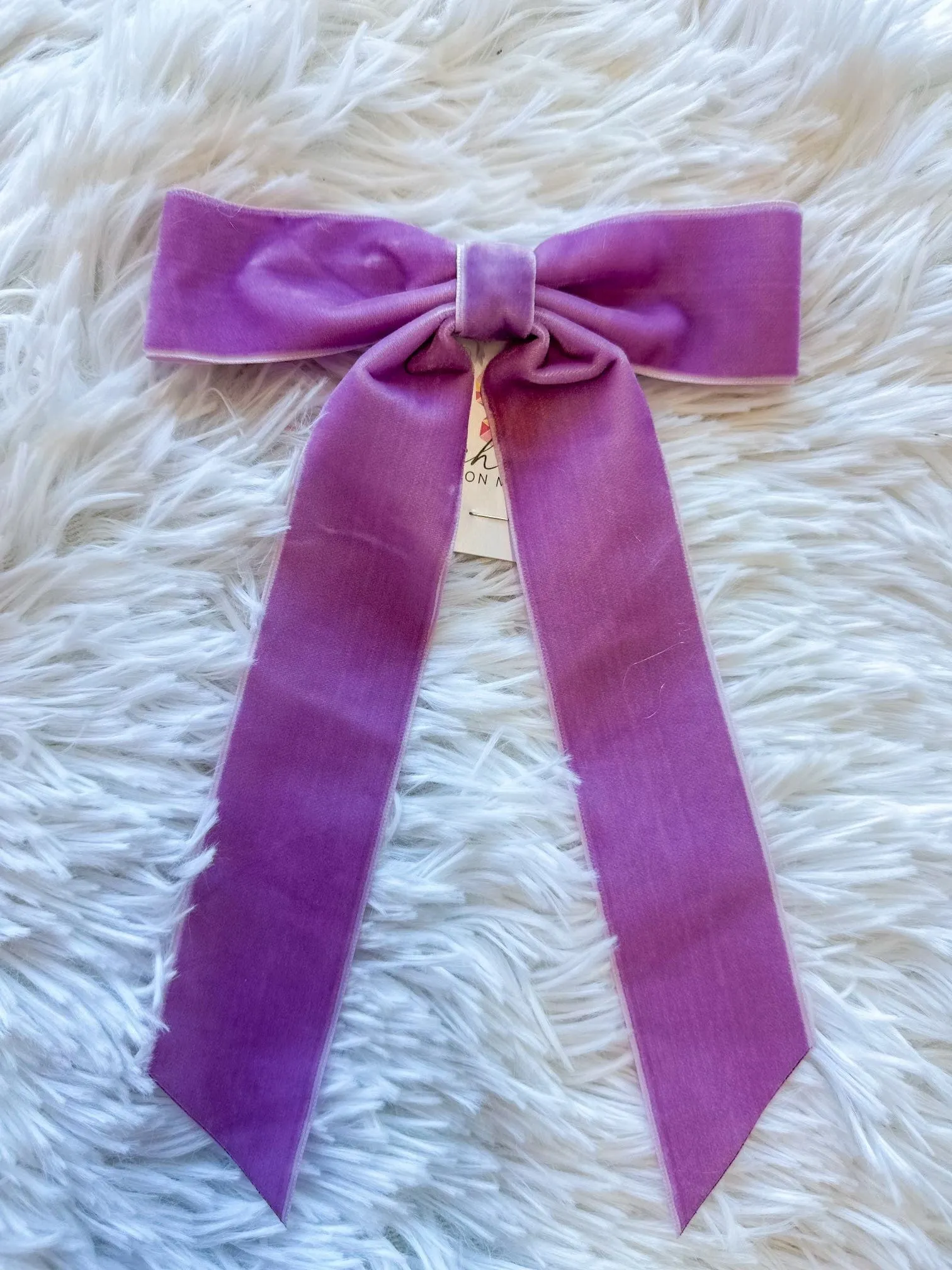 Velvet Hair Bow