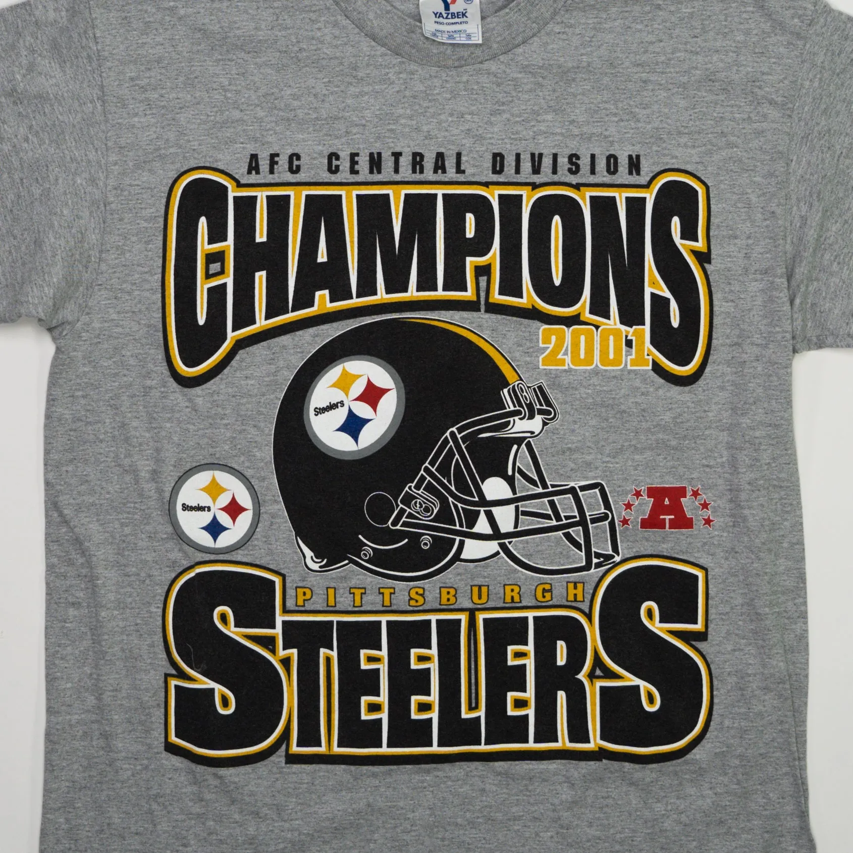 Vintage '01 Steelers AFC Central Division Graphic Tee (S/M)