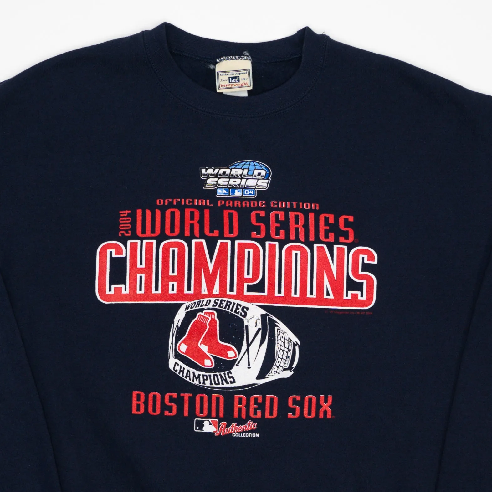 Vintage '04 Navy Boston Red Sox World Series Champ Crewneck