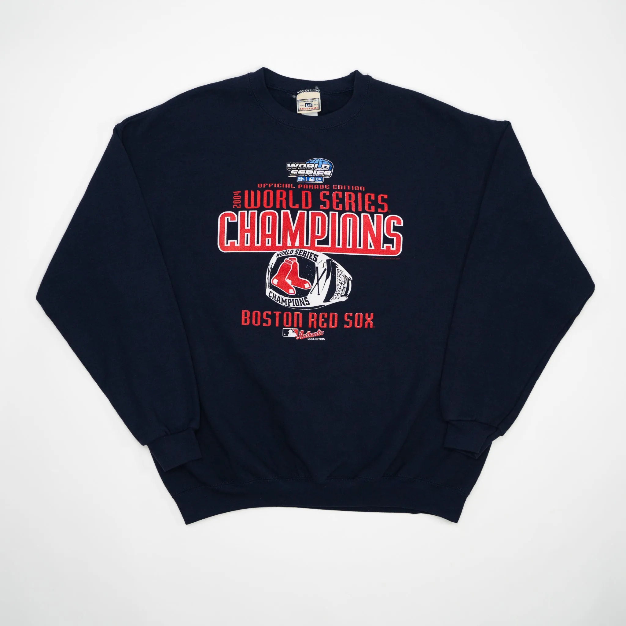 Vintage '04 Navy Boston Red Sox World Series Champ Crewneck