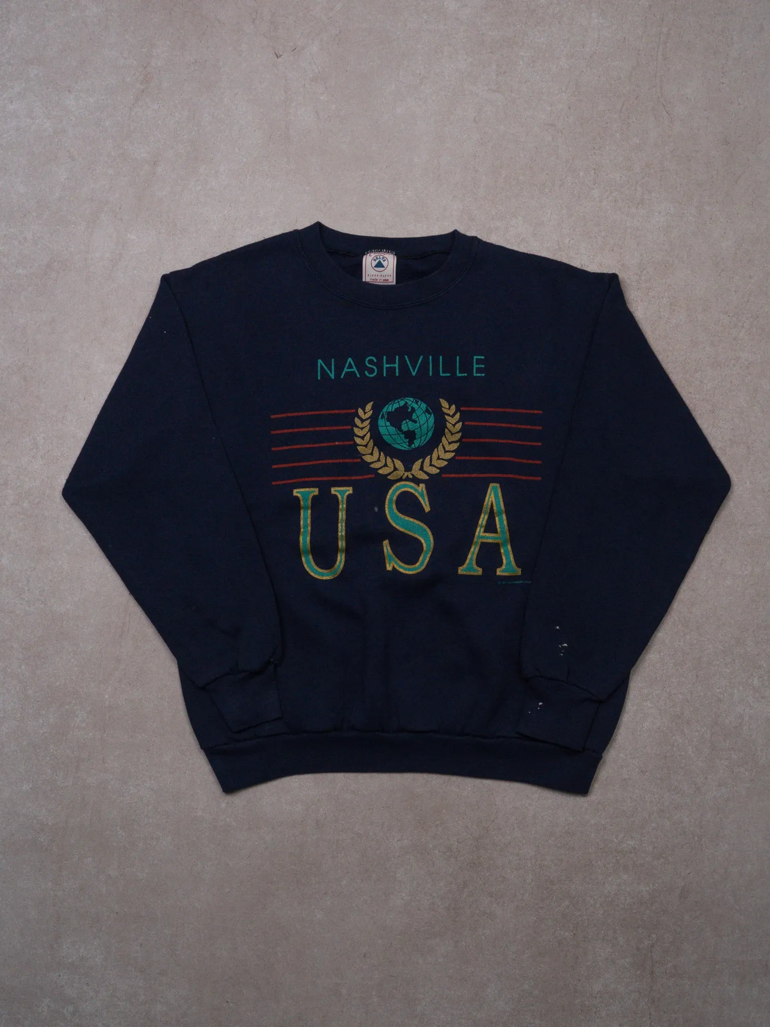 Vintage '91 Blue Nashville USA Crewneck (M)