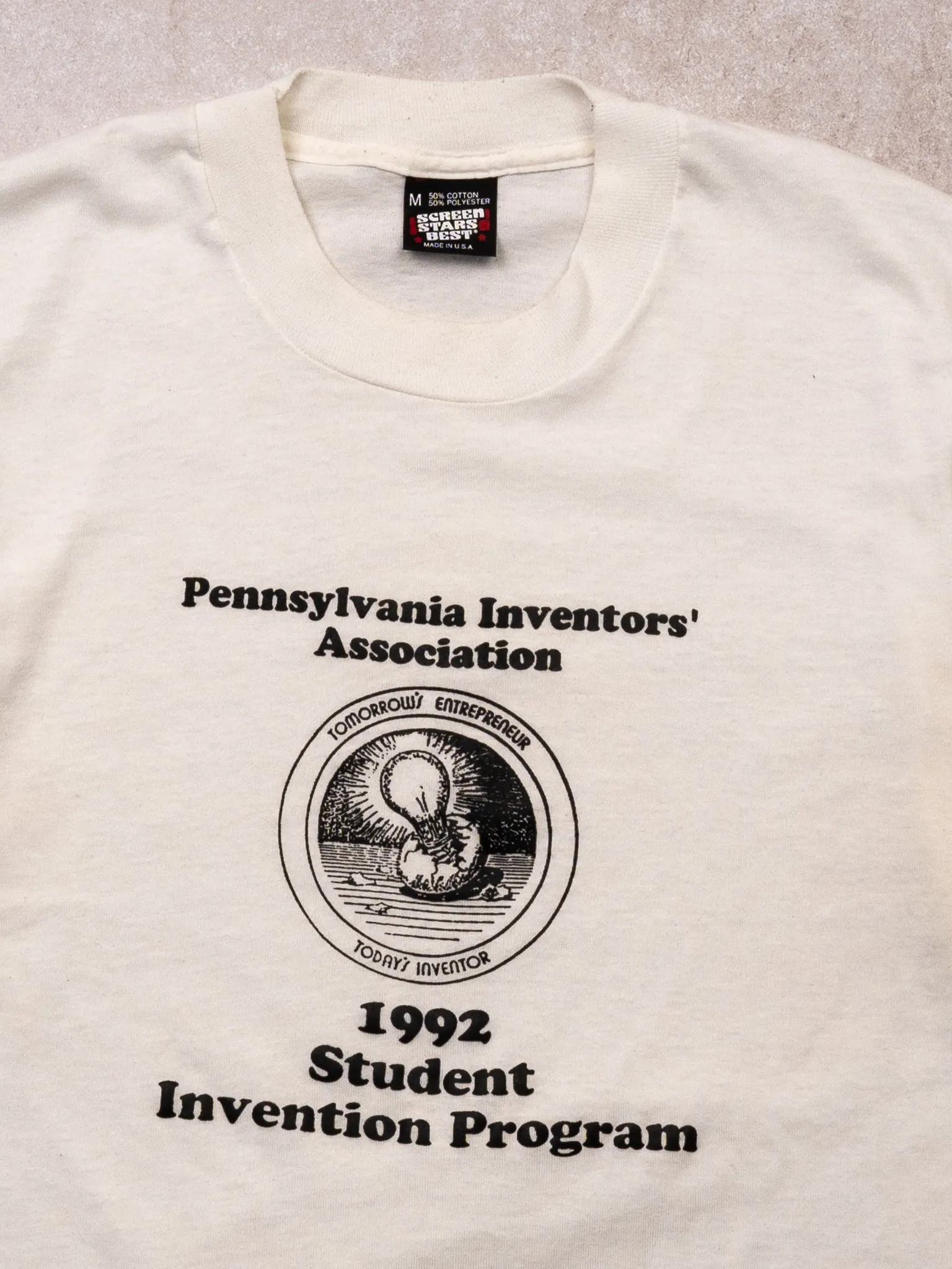 Vintage '92 Pennsylvania Inventors Association Single Stitch Tee (S)