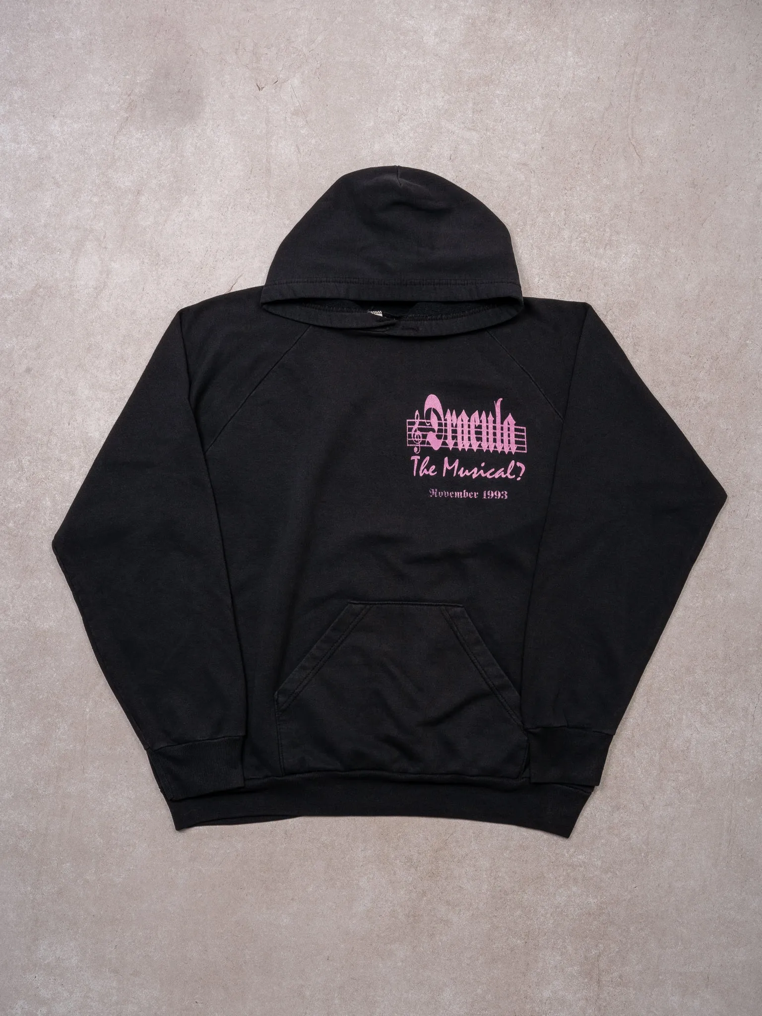 Vintage '93 Black Dracula The Musical Hoodie  (L)