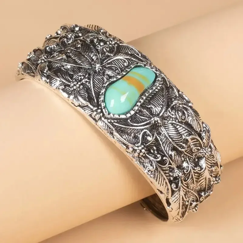 Vintage Turquoise Cuff Bracelet only at Bling & Bloom's Boutique | Turquoise Bangle | Western Bracelets