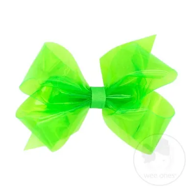 Waterproof Colored Vinyl Bow with Plain Wrap