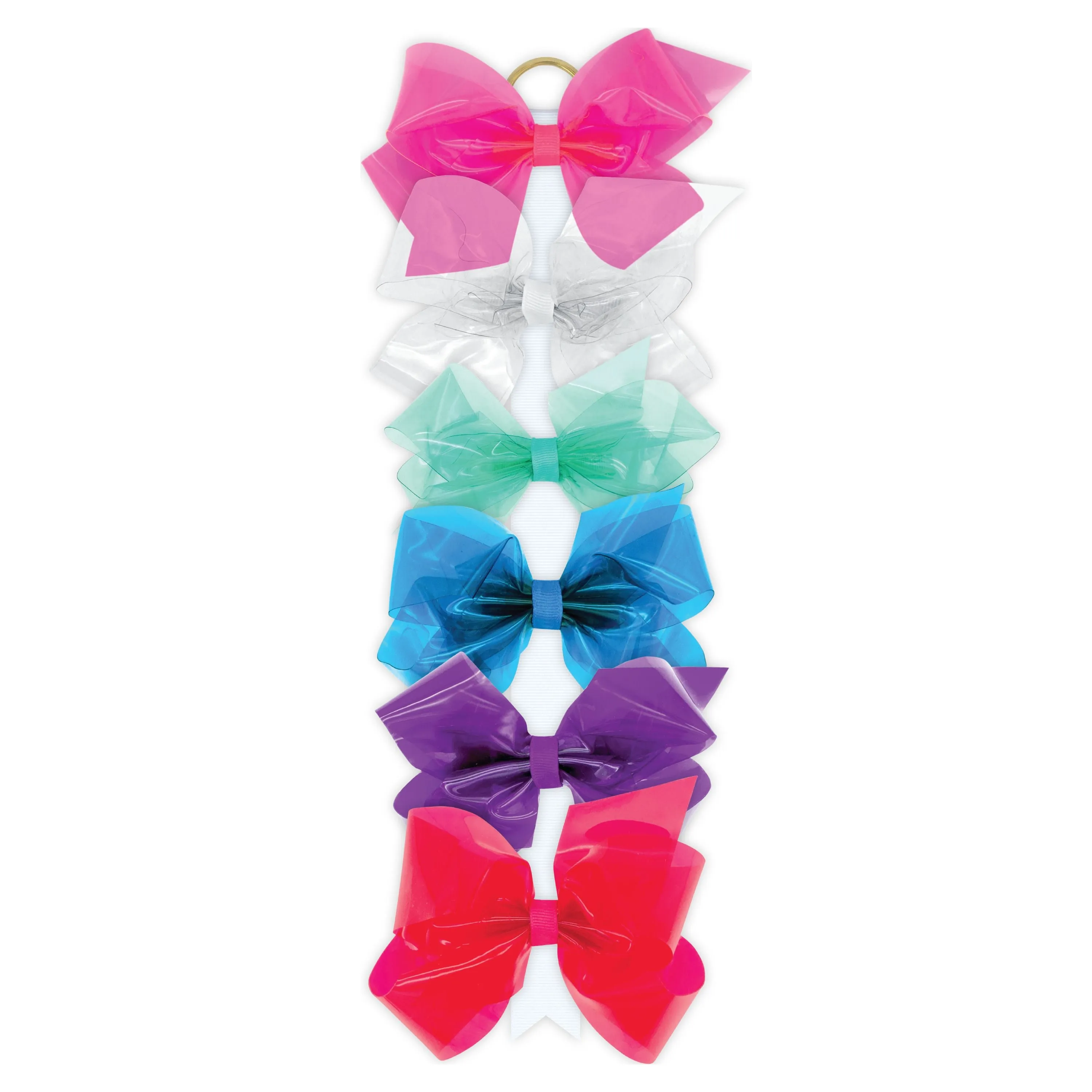 Waterproof Colored Vinyl Bow with Plain Wrap