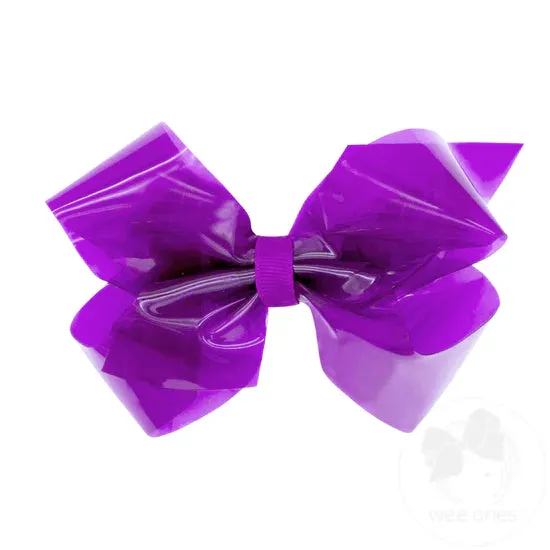 Waterproof Colored Vinyl Bow with Plain Wrap