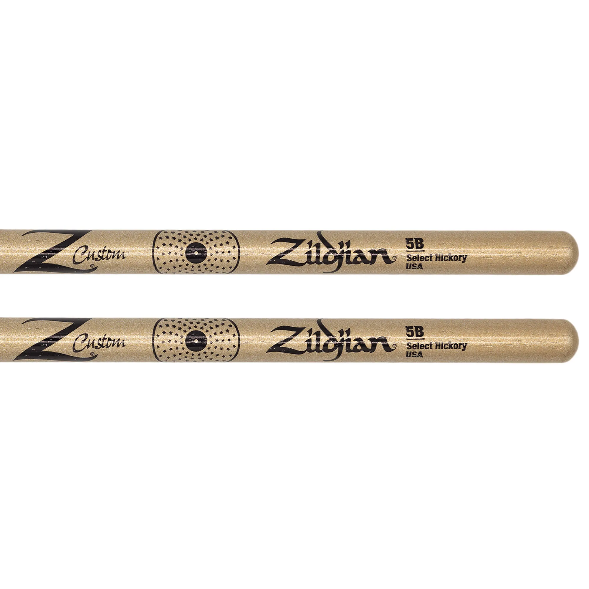 Z Custom LE Drumstick Collection 5B Gold Chroma, Nylon Tip